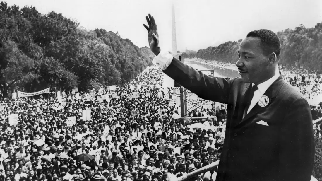 Mit seiner Rede «I have a dream» ging Martin Luther King in die Geschichte ein. (Archivbild) - Bild: dpa/dpa-tmn
