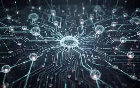 Glühende, abstrakte Darstellung eines neuronalen Netzes oder einer Platine, die fortschrittliche KI-Agententechnologie symbolisiert. - Foto: über boerse-global.de
