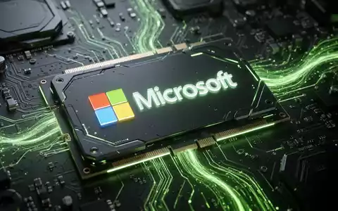 Stilisierte Darstellung des Microsoft Store-Logos mit Leiterplatte, symbolisiert NVIDIAs Softwarevertriebswechsel. - Foto: über boerse-global.de