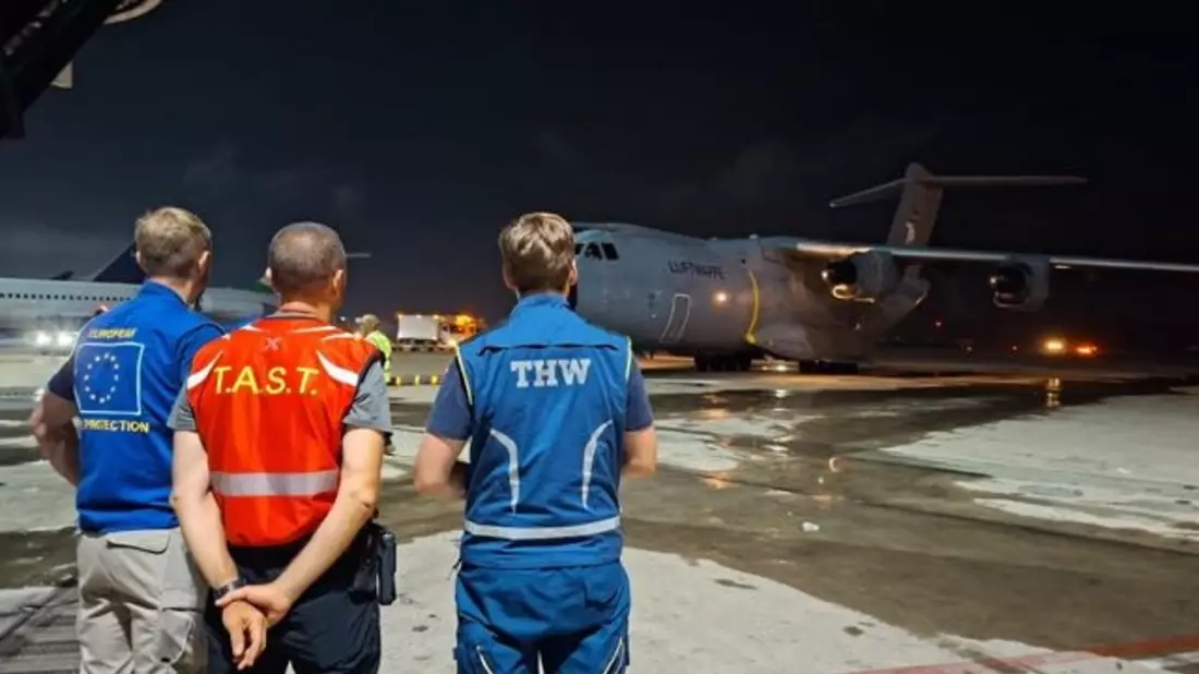 THW Bayern: THW-Helfer aus Eichstätt unterstützt weiterhin Erdbebenhilfe in Venezuela - Bild: presseportal.de