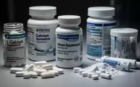 Nahaufnahme von Kalziumpräparaten und Süßstofftabletten in einer stillen Anordnung, die Vorsicht und wissenschaftliche Neubewertung symbolisiert. - Foto: über boerse-global.de