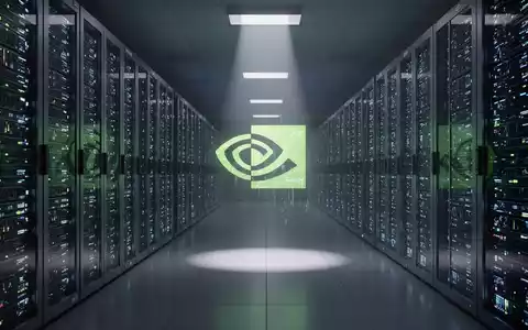 Ein modernes Rechenzentrum mit leuchtenden Server-Racks, die eine leistungsstarke KI-Infrastruktur darstellen. - Foto: über boerse-global.de