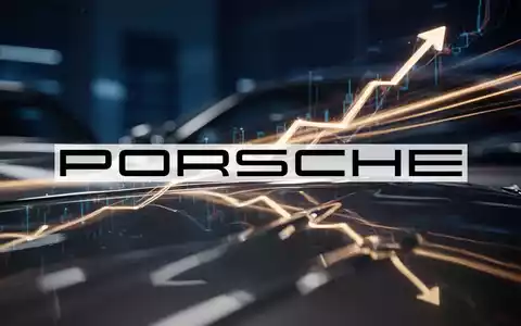 Abstrakte Darstellung des Automobilsektors mit starkem Aufwärtstrend, dynamische Lichtstreifen auf einer spiegelnden Oberfläche. - Foto: über boerse-global.de