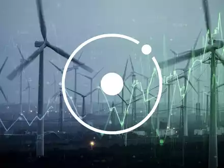 Abstrakte, atmosphärische Szene, die den Sektor der erneuerbaren Energien darstellt, mit einem Gefühl von Unsicherheit und Abwärtstrend. - Foto: über boerse-global.de