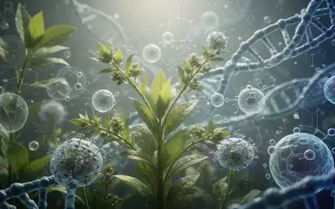 Eine Nahaufnahme von Pflanzenextrakten und botanischen Elementen, die sich mit abstrakten wissenschaftlichen Darstellungen vermischen. - Foto: über boerse-global.de