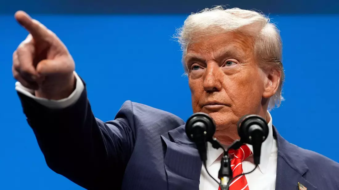US-Präsident Donald Trump will, dass die europäischen Alliierten im Bündnis deutlich mehr militärische Verantwortung übernehmen. (Archivbild) - Bild: Alex Brandon/AP/dpa