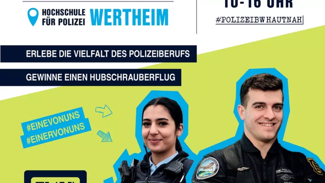 POL-HfPolBW: Tag der Polizeiausbildung bei der Polizei Baden-Württemberg in Wertheim - Bild: presseportal.de