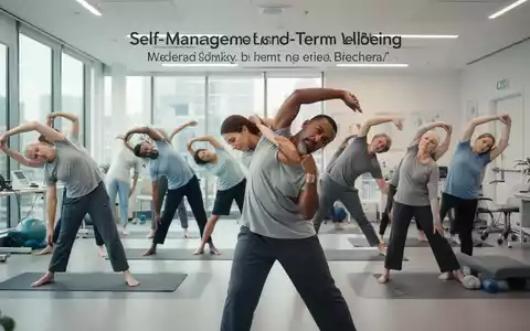 Eine Gruppe von Menschen führt sanfte Dehnübungen für den Rücken in einem modernen Rehabilitationszentrum durch. - Foto: über boerse-global.de