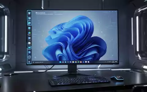 Moderner Computerbildschirm mit Windows 11-Desktop und linksseitiger Taskleiste, die neue Anpassungsoptionen zeigt. - Foto: über boerse-global.de
