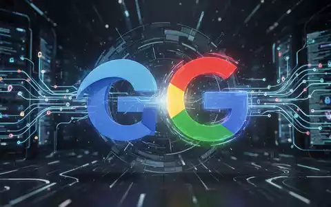 Das Microsoft Edge-Logo verschmilzt subtil mit dem Google G-Logo und symbolisiert sichere Kontointegration und digitale Konnektivität. - Foto: über boerse-global.de