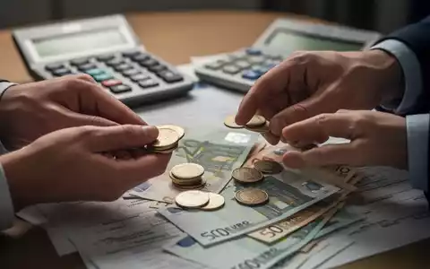 Hände zählen Euro-Münzen und -Scheine auf einem Tisch, im Hintergrund ein Taschenrechner und Dokumente. - Foto: über boerse-global.de
