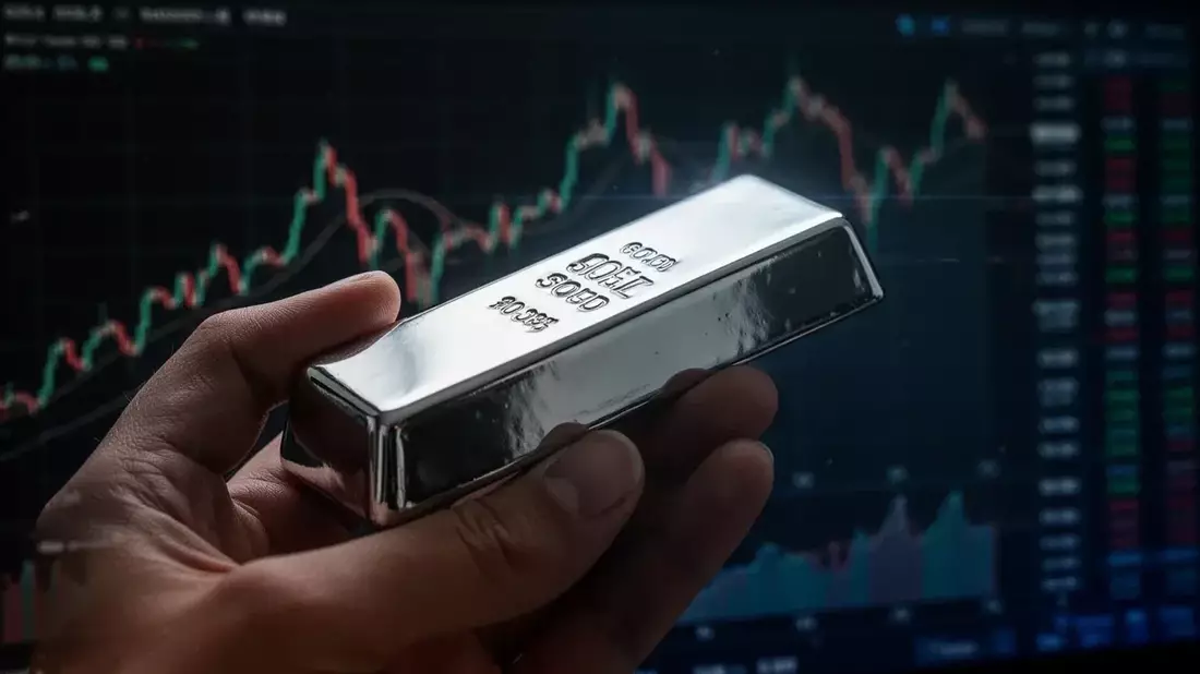 Plata supera los 60 dólares: rebote semanal por empleo débil y giro de la Fed