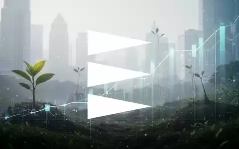 Abstrakte, atmosphĂ€rische Szene, die eine ruhige Finanzlandschaft mit subtilen Andeutungen von Wachstum und StabilitĂ€t darstellt. - Foto: ĂŒber boerse-global.de