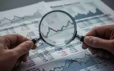 Eine Hand hält eine Lupe über ein Finanzdokument, das das Verfallen von Aktienoptionen darstellt. - Foto: über boerse-global.de