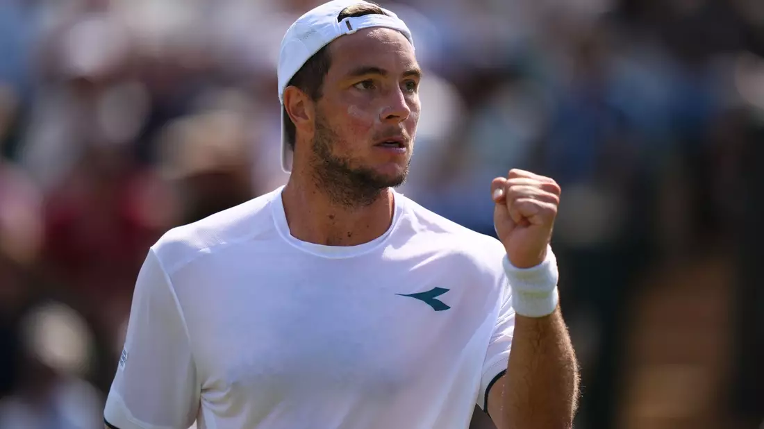 So gut wie nie in Wimbledon: Jan-Lennard Struff steht im Achtelfinale. - Bild: Ben Whitley/PA Wire/dpa