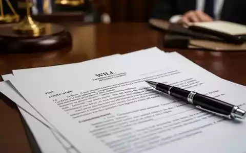 Nahaufnahme eines juristischen Dokuments mit einem Stift, das das Erbrecht und die Verteilung des Nachlasses symbolisiert. - Foto: über boerse-global.de
