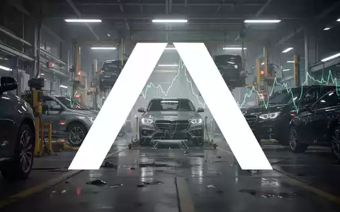 Abstrakte Darstellung der Automobilindustrie mit Anzeichen von Vorsicht und potenziellen Herausforderungen auf dem Markt. - Foto: über boerse-global.de