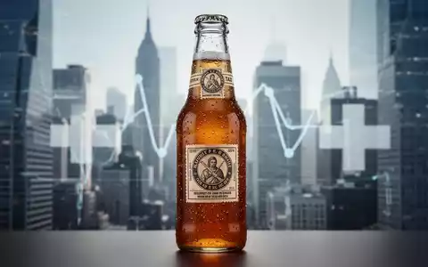 Eine Glasflasche mit einem zuckerhaltigen Getränk und einem Steuerstempel, im Hintergrund verschwommene Stadtansichten und medizinische Symbole. - Foto: über boerse-global.de