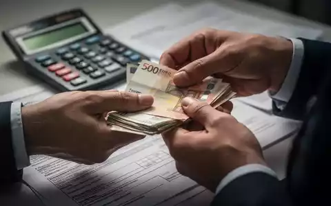 Hände zählen kleine Stapel von Euro-Banknoten, Rechner und Dokumente im Hintergrund, symbolisiert finanzielle Reformen. - Foto: über boerse-global.de