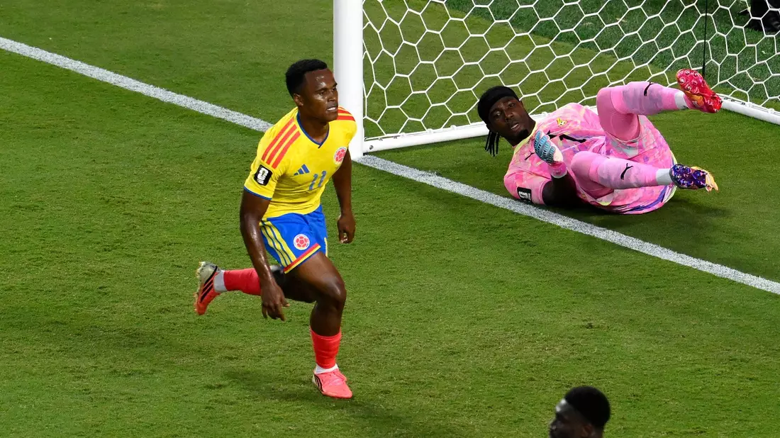 Arias traf in der ersten Halbzeit zum 1:0. - Bild: Reed Hoffmann/AP/dpa