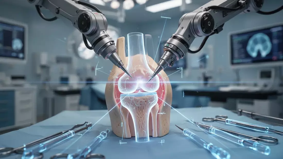 Roboter, Biomaterial und Achtsamkeit: Neue Wege in der Gelenktherapie