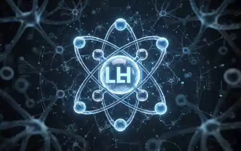 Ein stilisiertes, blau leuchtendes Lithium-Atom, umgeben von subtilen neuronalen Netzwerkmustern vor dunklem, futuristischem Hintergrund. - Foto: über boerse-global.de