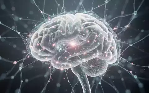 Abstrakte Darstellung eines neuralen Netzwerks oder einer Gehirnschnittstelle, die Gehirnstimulationstechnologie symbolisiert. - Foto: über boerse-global.de