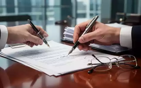 Eine Hand unterschreibt ein wichtiges Dokument mit einem Füllfederhalter, umgeben von weiteren Rechtsdokumenten und Lesebrille. - Foto: über boerse-global.de