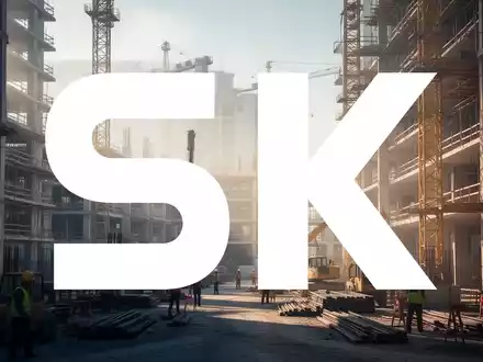 Abstrakte, atmosphärische Szene der Bauindustrie, die mehrere Projekte und geschäftige Aktivität darstellt, mit positiver Marktstimmung. - Foto: über boerse-global.de