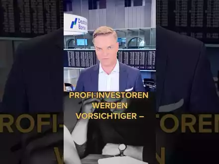 Droht der Crash? Profi-Investoren werden vorsichtiger - Foto: inside-wirtschaft.de