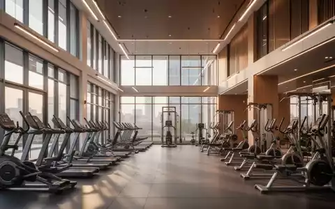 Ein modernes Fitnessstudio mit hochwertigen Geräten und viel Tageslicht, symbolisiert Expansion und Investitionen in der Fitnessbranche. - Foto: über boerse-global.de