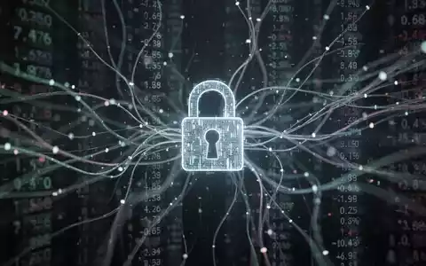 Abstrakte Darstellung der digitalen Zahlungsabwicklung mit Datenströmen und einem Vorhängeschloss-Symbol, die Risikomanagement und Compliance symbolisiert. - Foto: über boerse-global.de
