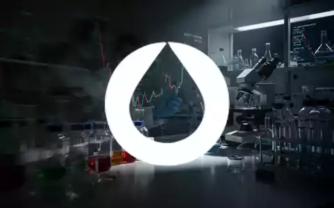 Eine abstrakte, atmosphärische Szene eines Pharmalabors, die Marktvolatilität und Leerverkäufe darstellt. - Foto: über boerse-global.de