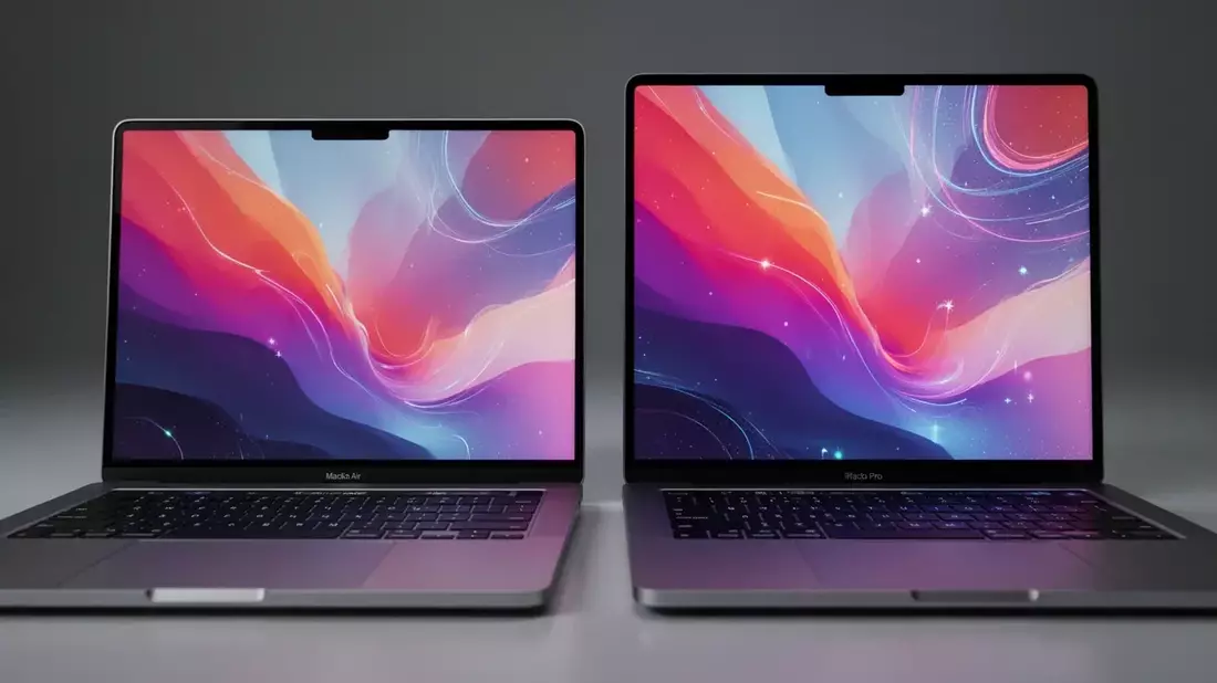 Apple MacBook M5: Große Unterschiede zwischen Air und Pro