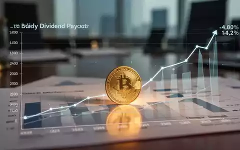 Eine stilisierte Finanzgrafik zeigt konstante Dividendenzahlungen seit Mai 2016, mit einer einzelnen Goldmünze darauf. - Foto: über boerse-global.de