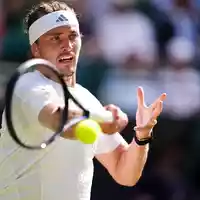 Alexander Zverev stellt mit dem Achtelfinaleinzug sein bestes Resultat in Wimbledon ein. - Foto: John Walton/PA Wire/dpa