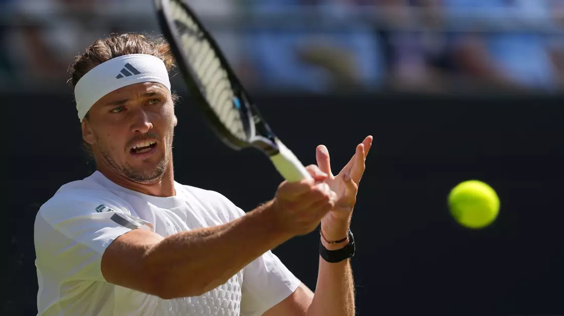 Alexander Zverev blieb in seiner Drittrundenpartie erneut ohne Satzverlust. - Bild: Kirsty Wigglesworth/AP/dpa