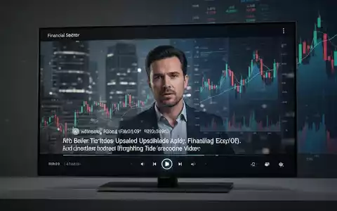 Ein moderner Mediaplayer auf einem Bildschirm mit KI-Untertiteln und hochskaliertem Video, dezent im Finanzkontext. - Foto: über boerse-global.de