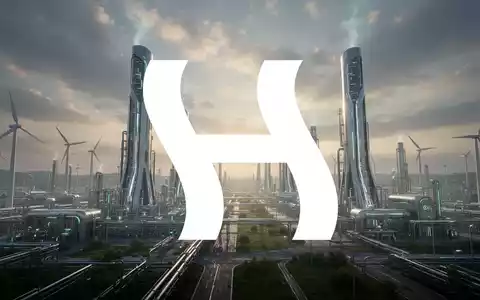 Eine weitläufige, futuristische Industrielandschaft mit hohen Elektrolyseanlagen unter einem dramatischen Himmel, die Innovation und Energieproduktion symbolisiert. - Foto: über boerse-global.de
