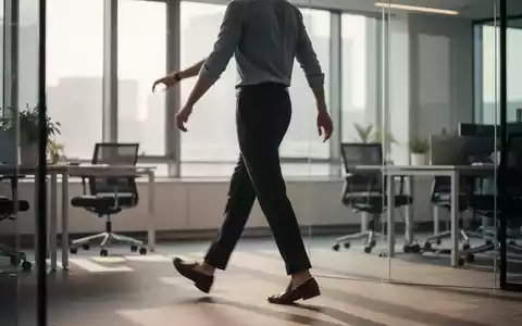 Eine Person macht eine kurze Bewegungspause in einem modernen Büro, symbolisch für die Reduzierung von Krebsrisiken. - Foto: über boerse-global.de