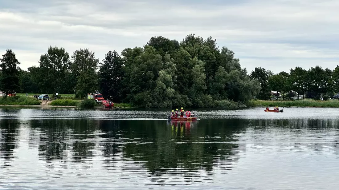 FW Bocholt: Wasserunfall am Bürgerpark Mosse - Bild: presseportal.de