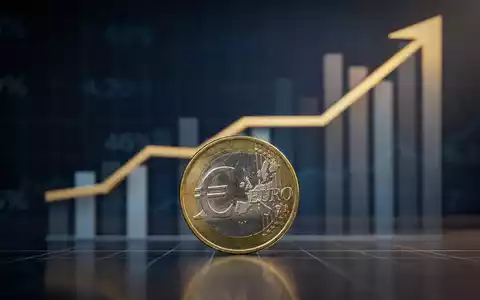 Ein stilisierter Finanzgraph mit aufsteigendem Trend und einer einzelnen Euro-Münze, die Wachstum und hohe Dividenden symbolisiert. - Foto: über boerse-global.de