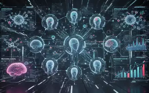 Digitale Oberfläche mit KI-Agenten, die Aufgaben in Wissenschaft, Werbung und Finanzen verwalten, symbolisiert neue Plattformstarts. - Foto: über boerse-global.de