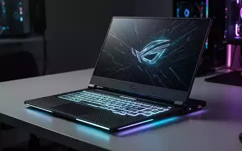 Schlankes, leichtes Gaming-Notebook mit beleuchteter Tastatur vor dunklem, futuristischem Hintergrund, betont flaches Profil. - Foto: über boerse-global.de