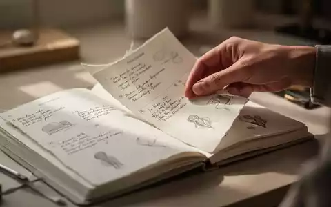Eine Hand blättert in einem offenen Planer oder Tagebuch, umgeben von weichem, natürlichem Licht auf einem Schreibtisch. - Foto: über boerse-global.de