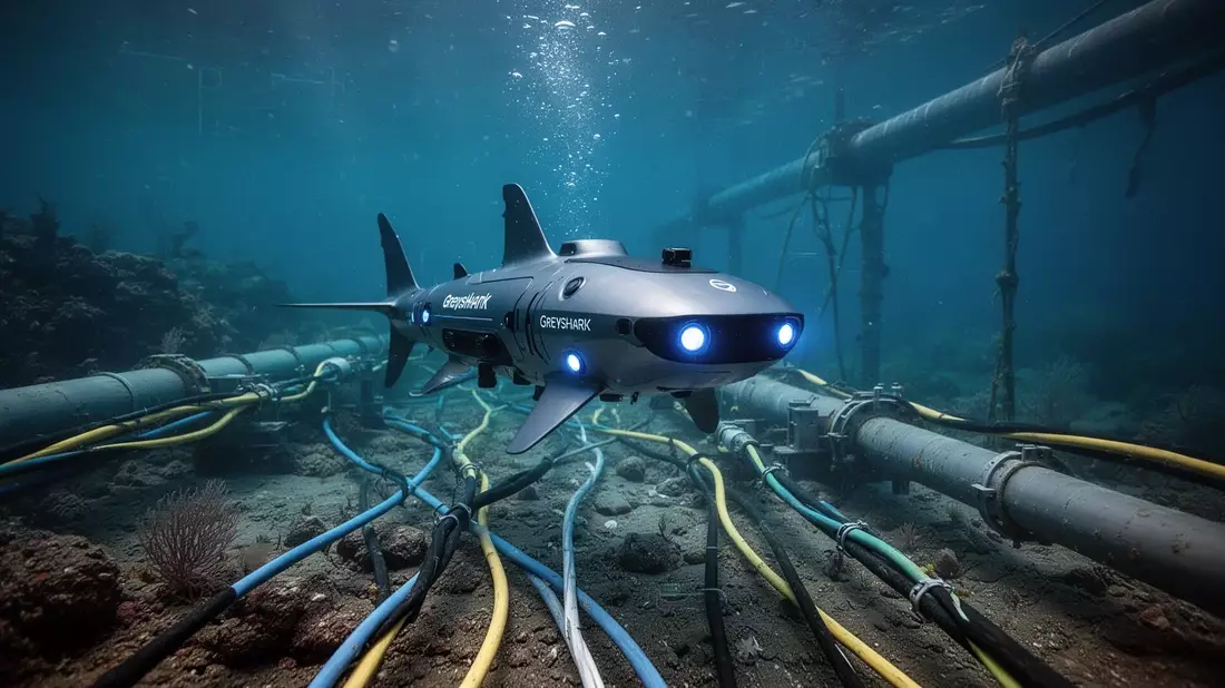 KI-Drohne Greyshark: Neue Ära für Schutz von Unterwasser-Kabeln