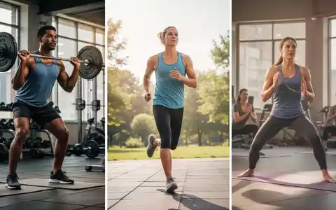 Eine Gruppe von Menschen, die verschiedene Übungen machen: Krafttraining, Joggen und Yoga, um Gesundheit und Prävention zu symbolisieren. - Foto: über boerse-global.de