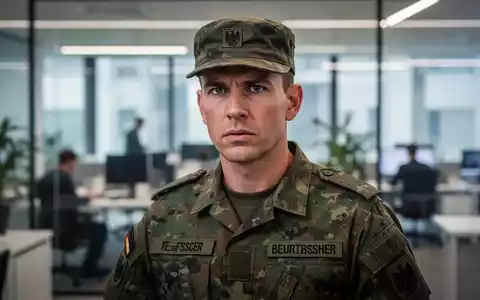 Ein Bundeswehrsoldat in Uniform vor einem unscharfen Bürohintergrund, der die Auswirkungen des neuen Gesetzes auf Arbeitnehmer darstellt. - Foto: über boerse-global.de