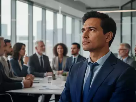 Führungskräfte in einem modernen Büro, die sich austauschen und nachdenken, symbolisieren Resilienz und Selbstführung. - Foto: über boerse-global.de