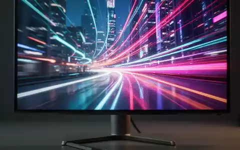 Nahaufnahme eines hochauflösenden Monitors mit lebendigen, schnellen Grafiken, die Pixelschärfe und Displaytechnologie betonen. - Foto: über boerse-global.de